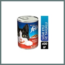 Felix Konserve Sığır Etli Yaş Kedi Maması 400gr 1 Adet Ventra