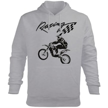 Racing Genç Tasarım Erkek Kapüşonlu Hoodie Sweatshirt