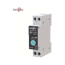 Motion003 1 Adet Tuya Wifi Akıllı Anahtar Kesici Siyah Ölçümlü 63a Kablosuz Uzaktan Kuman