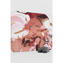 Yanfei Genshin Impact Anime Oyuncu V5 - 48x40 Xl Gaming Mouse Pad Fare Altlığı
