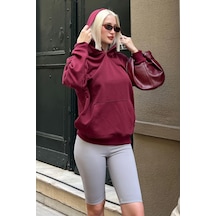 Bordo Oversize Cepli Sweatshirt Mg2207