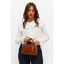 K&s Çapraz Askılı Mini Çanta Taba