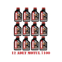 Motul 7100 4T 10W-40 Motosiklet Yağı 12 x 1 L