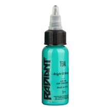 Teal Radiant Dövme Boyası 30ml Yoğun Turkuaz Profesyonel Tattoo Ink