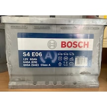 12V 60 Amper 640A  EN Bosch Akü EFB  Start Stop Akü