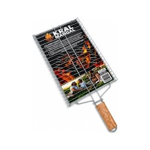Izgara Mangal Teli 40 X 22 Cm Ahşap Saplı Kolay Temizlenebilir 1 Parça
