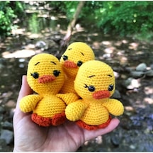 Amigurumi Sevimli Ördek Yavruları Civciv Oyuncak