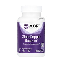 Advanced Orthomolecular Research Aor, Zinc-copper Balance , 100 Capsules