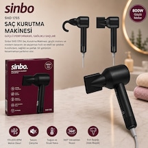 Sinbo Saç Kurutma Makinesi - Siyah Renk - Sessiz Çalışma Özelliği Çok Renkli