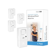 Ayarlanabilir Hacimli Kapı Pencere Alarmı 4 Paket