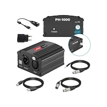 Lastvoice Ph-1000SX +48V Usb Phantom Power Ses Kartı (XLR Kablo 7.1 Kart 3.5 mm Jack Kablo Adaptör)