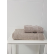 %100 Pamuk Havlu 2 Li Set 1 Adet 70x140 Banyo Havlusu + 1 Adet 50x90 El Yüz Havlusu - %100 Pamuk Havlu 2 Li Set 1 Adet 70x140 Banyo Havlusu + 1 Adet 50x90 El Yüz Havlusu / Kahverengi Kahverengi