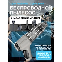 Aksesuarlı Kablosuz Güçlü Araç Süpürgesi 287981594