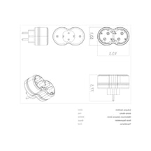 2'li Topraklı Golyat Priz, 220-240v, 16a