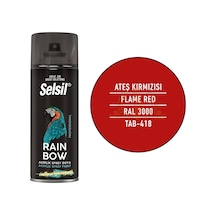 Selsil Rainbow Akrilik Sprey Boya Ateş Kırmızı 400 Ml - Ral3000