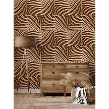 Zebra Desen Duvar Kağıdı 53244 Çok Renkli