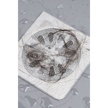 10 Adet Yapışkanlı Banyo Gider Koruyucu Saç Toplayıcı Gider Böcek Koruyucu Gider Süzgeci 10lu Deri Diğer