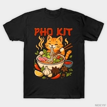 Flood Of Style Pho Kit Mariners Kedi T-shirt Erkekler Kadınlar Için % 100% Pamuk T Shirt Kısa Kollu Üstler 0 Çok Renkli