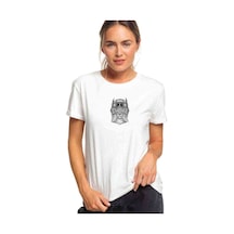 Wild Cat Lynx Bobcat Trot Baskılı Beyaz Kadın Tshirt
