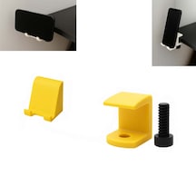 Özel 3d Baskı Telefon Tutucu Modüler Masa Düzenleyici Tak Çıkar Düzenleyici Ebat: 4,9 Cm X 5,5 Cm Sarı