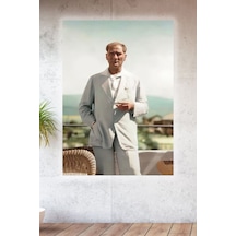 Lucena Metal Baskılı Atatürk Koleksiyonu Tablo No 74 - 20 Cm X 30 Cm