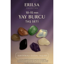 Sertifikalı Yay Burcu Doğal Taş Kütle Seti 10-15 Mm - Pozitif Ene