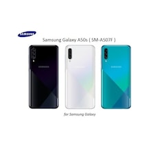 Samsung Uyumlu Galaxy A50s Sm-a507f Arka Pil Batarya Kapağı Mavi