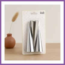 Bezos Metal Pasta Dekorasyon Kalıbı 3'lü Çap 3.4 Cm X 12 Cm Bzoshb Diğer