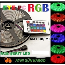 16 Renk Dış Mekan Aydınlatma Led Kumandalı Hazır Set 2 A Adaptör