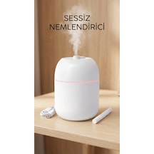 Hava Nemlendirici 220ml Buhar Makinesi, Ofis Ve Ev Ortamları İçin Uygun, Kompakt Ve Hafif Tasarım