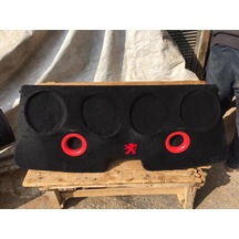 Elyaflı Pandizot Hoparlör Yuvalı Kabartmalı 4oval 2x10