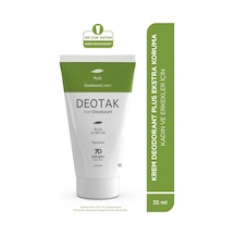 Deotak Krem Deodorant Unisex Kokusuz 35 Ml Tüm Cilt Tipleri İçin Etkili Koruma