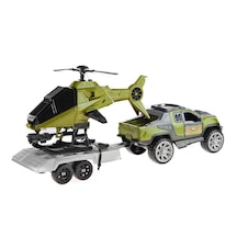 Oyuncak Ranger Helikopter Taşıyıcı Set