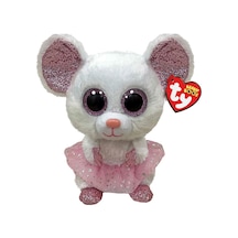 Ty Beanie Boos Tütülü Peluş Fare Nina 24 Cm Beyaz