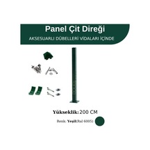200 Cm Profil Direk - Çim Çit Direği Panel Çit Direği