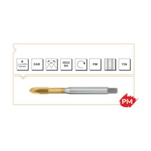 Makina Takım M6 Hsse Dın371/b Tın Kaplamalı Venüs Makine Kılavuzu-mte B10802000600