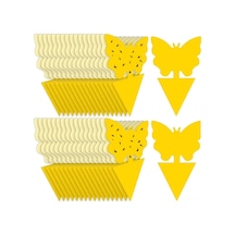 Vkemall Parlak Sarı Yapışkan Böcek Tuzağı - Uv Dayanıklı, Su Geçirmez, 20 Adet