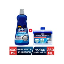 Finish Bulaşık Makinesi Parlatıcı 400 ML+ Makine Temizleyici Sıvı 250 ml
