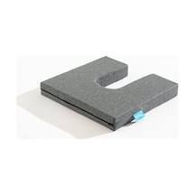 Visco Tekerlekli Sandalye Minderi Visko Arkası Açık Minder 41x39x6 Cm
