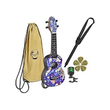 Ortega K2-Sp Keiki Sopranino Ukulele Set Spaceman