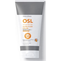 Osl Omega Skin Lab Ultra Fluid Spf 50 Brown Color 50 Ml Renkli Güneş Koruyucu