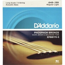 D'addario Epbb170-5 Bas Gitar Tel Seti Long Scale - 45-130 - Phosphor Bronze