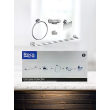 Roca Compas 5 Parça Banyo Aksesuar Seti Krom