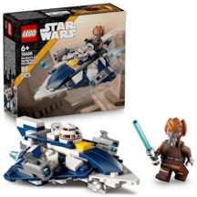 LEGO® Star Wars: Klon Savaşları Plo Koon'un Jedi Starfighter™ Mikro Savaşçısı 75400 - 6 Yaş ve Üzeri Çocuklar için Oyuncak Yapım Seti (89P)