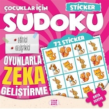 Çocuklar İçin Sudoku / Sticker Hediyeli Orta Seviye 1 / Kolektif