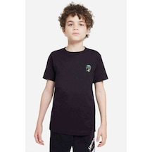 Tshirthane Computer Skull Baskılı Unisex Çocuk Siyah T-Shirt (528296575)