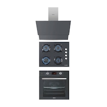 Kumtel B66-SF2 (DDT) - KO-40 TAHDF - DA6-835 Antrasit Ankastre Set