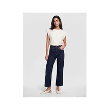 LC Waikiki Alıta Cıty Farkıyla Crop Flare Kadın Jean Pantolon Belirtilmemiş - 918654330 Belirtilmemiş