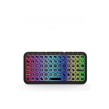 Vothoon M7 SmartTv Işıklı Bluetooth Kablosuz Mini Q Klavye