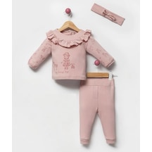By Bubbles Sevimli Oyuncak Kız Bebek 2'li Takım Pembe